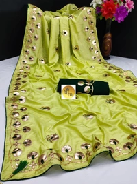 Stylolook Whoalsale Deal Only 🥀Rakhi Dhamaka Partyware Saree - Multicoulor, Free