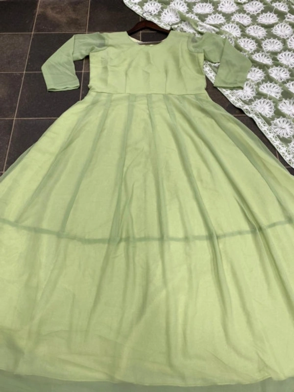 Stylolook Online Payment 🌹 Stylolook Gown With Dupatta - Multicoulor, Free
