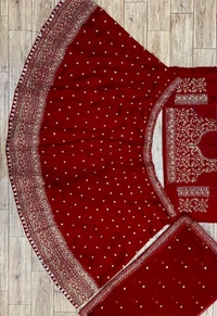 Stylolook Online Payment 🌹 VIP Lehanga Cholli - Red, Free