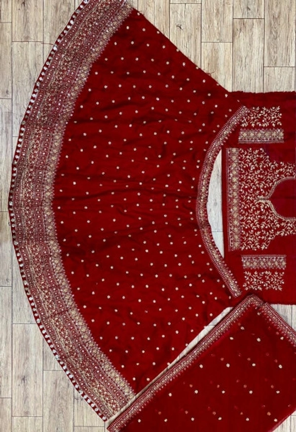 Stylolook Online Payment 🌹 VIP Lehanga Cholli - Red, Free