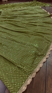 Stylolook Online Payment 🌹 Partyware Lehanga Cholli - Light Green, Free