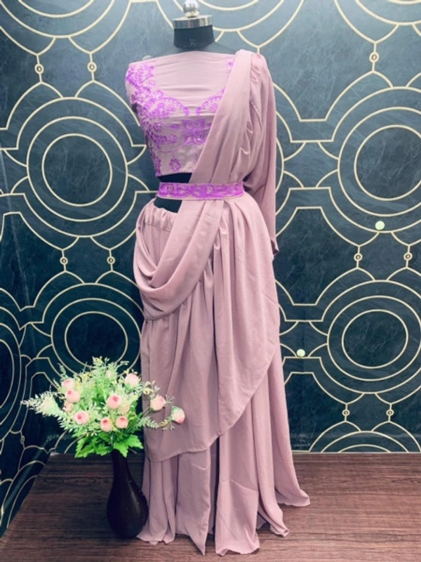 Stylolook Online Payment 🌹 Stylo Lehanga Cholli - light violet, Free
