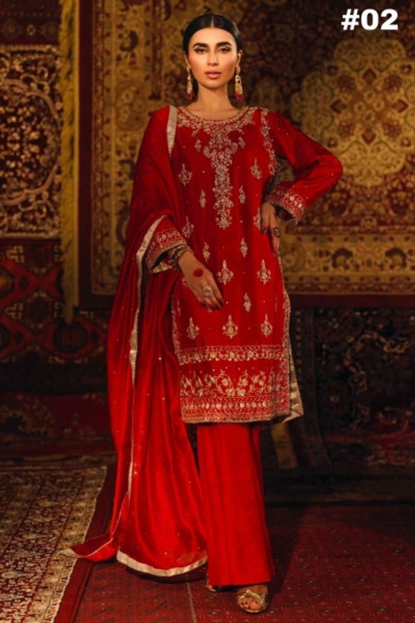 Charmlook Online Payment 🌹 Kurty With Plazo - Red, Free