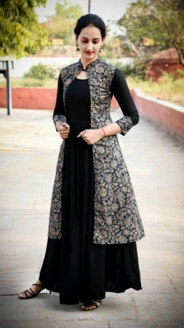 Charmlook Online Payment 🌹 Artistic Gown - BLACK, Free