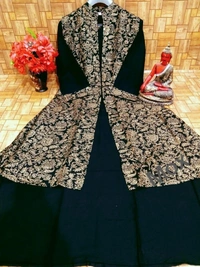 Charmlook Online Payment 🌹 Artistic Gown - BLACK, Free