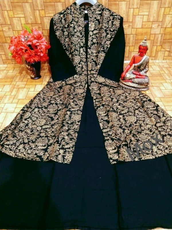 Charmlook Online Payment 🌹 Artistic Gown - BLACK, Free