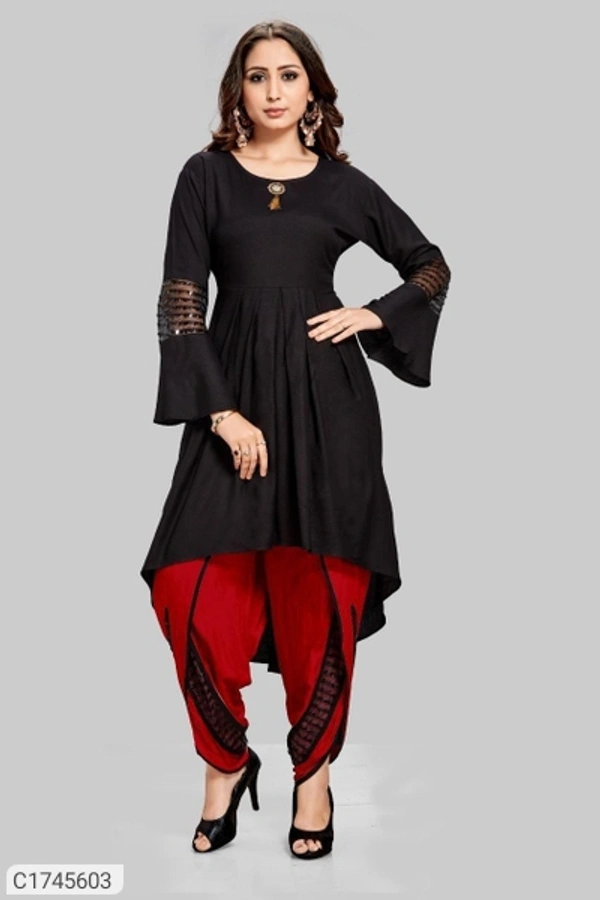 Stylolook Brand 🥀 Ladies Top With Patiala Salwar😍🤣New Fashion Update - Multicoulor, M,L,XL
