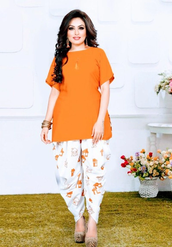 Stylolook Brand 🥀 Tops With Patiala Salwar - Multicolour, Free