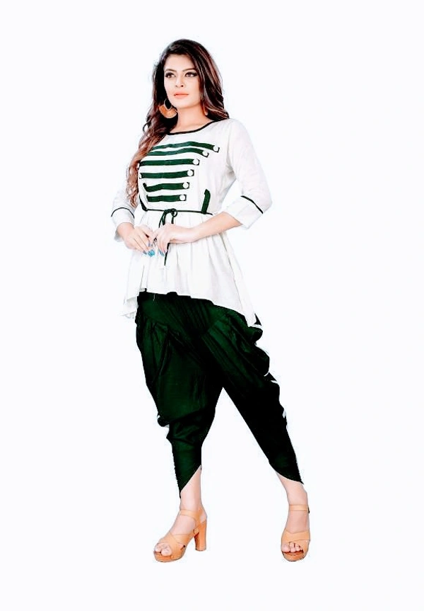 Stylolook *Catalog Name:* Special Solid Rayon Kurti Patiala Sets*Details:*Description: 1 Piece of Kurti and 1 Piece of Patiala Fabric; Kurti: Rayon, Patiala : RayonLength; Kurti: 42 In, Patiala : 40 InSize; Kurti: M-38, L-40, XL-42, XXl-44, Patiala : Free Size upto 44Work; Kurti: Solid , Patiala : Solid Designs(डिज़ाइन): 5💥 *FREE Shipping* (फ्री शिपिंग)💥 *FREE COD* (फ्री केश ऑन डिलीवरी)💥  - Multicoulor, M,L,XL,2XL