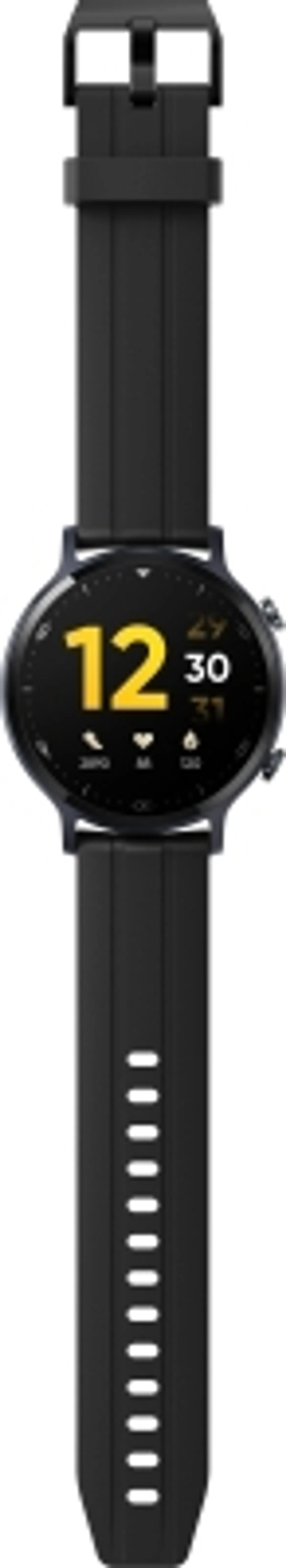 Realm Watch S Display realme Watch SDisplay Size: 1.3 inch, 33 mm3.3cm (1.3 inch) Auto Brightness TouchscreenHeart Rate & Blood Oxygen Monitor, IP68 Water Resistant with 16 Sport Modes100+ Stylish Watch Faces to be Updated via OTA | Aluminium Alloy Case for a Premium Look and DurabilityMagnetic Charging Base for Hassle-free ChargingTouchscreenFitness & OutdoorBattery Runtime: Upto 15 days7 day seller re - Black, standerd