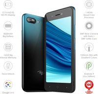Itel A 25 Itel A25 (Gradation sea Blue, 16 GB)1 GB RAM | 16 GB ROM | Expandable Upto 32 GB12.7 cm (5 inch) HD Display5MP Rear Camera | 2MP Front Camera3020 mAh BatteryCortex A53 architecture (Quad core) Processor7 Days Replacement Policy, No questions asked. - Sea Blue, standerd