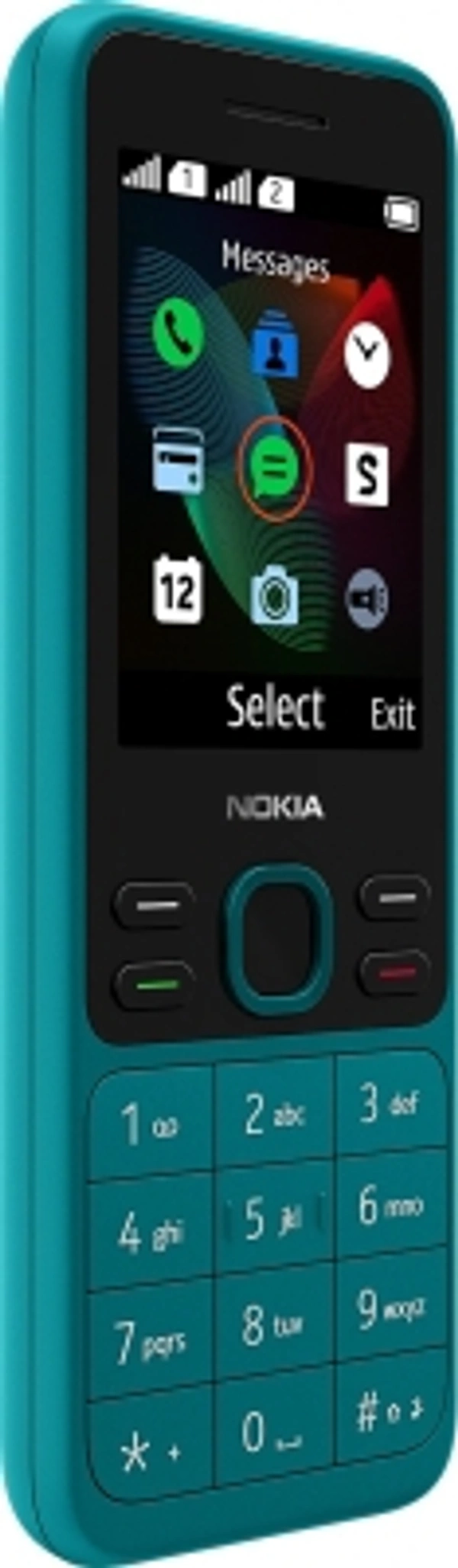 Nokia150 D'S Nokia 150 DS 2020Color: Black, Cyan, Red4 MB RAM | 4 MB ROM | Expandable Upto 32 GB6.1 cm (2.4 inch) Display0.3MP Rear Camera1020 mAh Lithium-ion BatteryMediaTek Processor7 Days Replacement Policy, No questions asked. - Green, standered