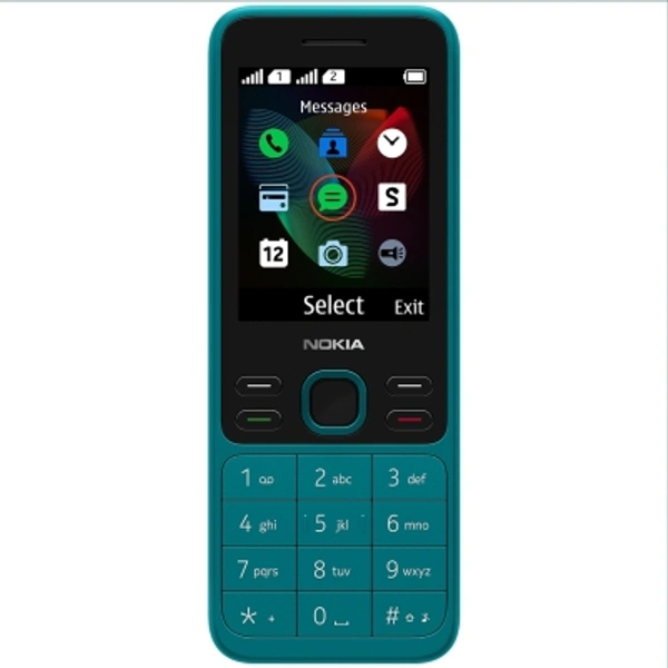 Nokia150 D'S Nokia 150 DS 2020Color: Black, Cyan, Red4 MB RAM | 4 MB ROM | Expandable Upto 32 GB6.1 cm (2.4 inch) Display0.3MP Rear Camera1020 mAh Lithium-ion BatteryMediaTek Processor7 Days Replacement Policy, No questions asked. - Green, standered