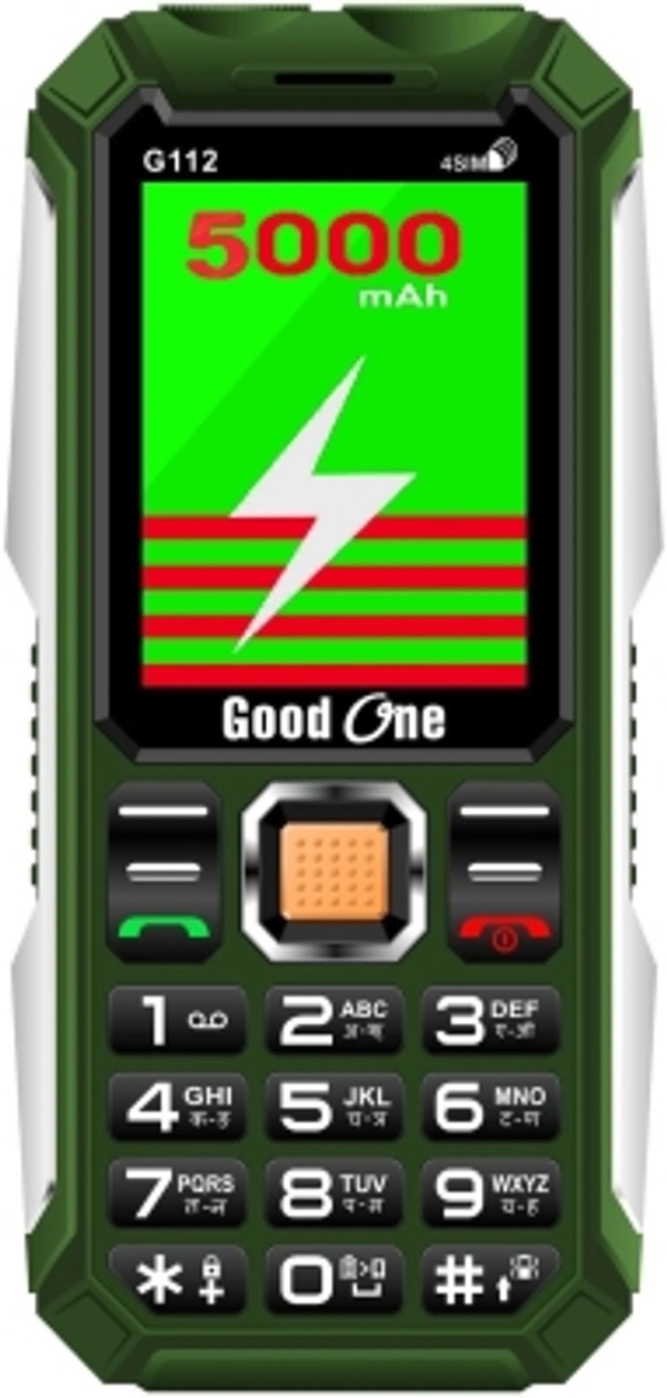 Kechaoda Good One G 112 Good One G112Color: Blue, Green256 MB RAM | 256 MB ROM6.1 cm (2.4 inch) Display2MP Rear Camera5000 mAh Battery7 Days Replacement Policy, No questions asked. - Green, standered