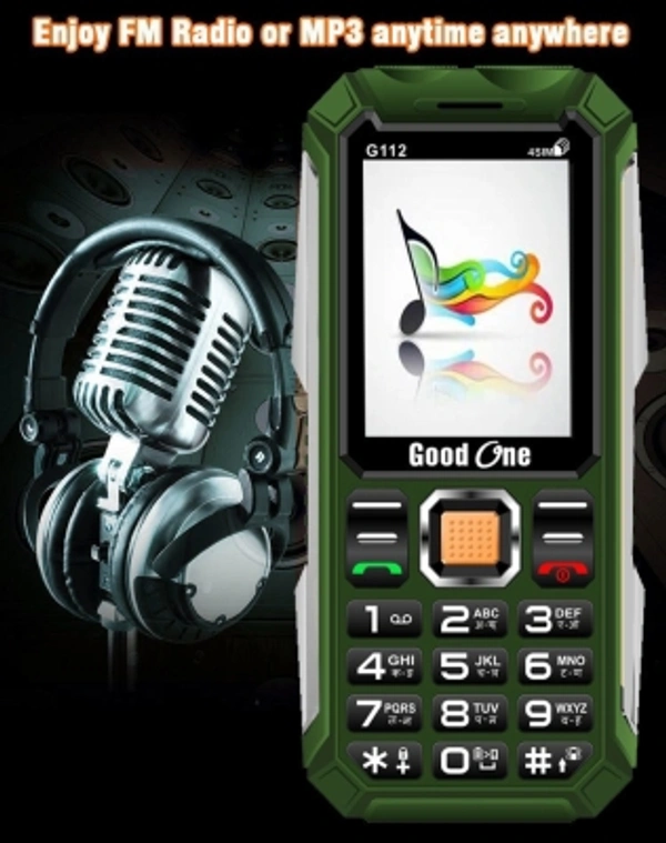 Kechaoda Good One G 112 Good One G112Color: Blue, Green256 MB RAM | 256 MB ROM6.1 cm (2.4 inch) Display2MP Rear Camera5000 mAh Battery7 Days Replacement Policy, No questions asked. - Green, standered