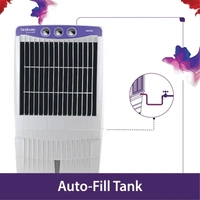 Hindware 85 L Desert Air CoolerColor: LavenderCapacity: 85 LCooling Area: 450 sqftAir Throw: 40 ftHeight: 1100 mmTank Capacity: 85 LPower Consumption - Cooling: 200 W3 Speed SettingsType: Desert7 Days Replacement Policy, No questions asked. - Multicoulor, standered