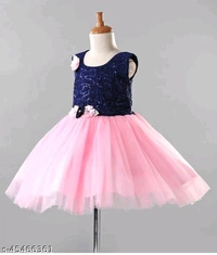 Stylolook Cute Elegant Girls Frocks & DressesFabric: NetSleeve Length: SleevelessPattern: EmbellishedMultipack: SingleSizes:4-5 Years, 5-6 Years, 6-7 Years, 7-8 Years - Multicoulor, 4 To 8 years