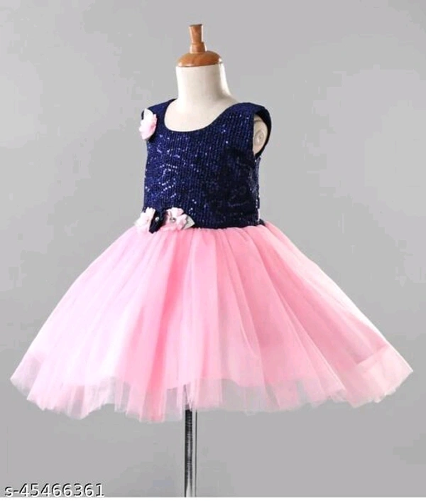 Stylolook Cute Elegant Girls Frocks & DressesFabric: NetSleeve Length: SleevelessPattern: EmbellishedMultipack: SingleSizes:4-5 Years, 5-6 Years, 6-7 Years, 7-8 Years - Multicoulor, 4 To 8 years