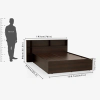 Stylolook Double Beds - Brown, king