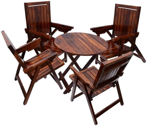 Woodward Walnut Woodware Walnut Finish Solid Wood Table & Chair SetPrimary Color: BrownDIY - Basic assembly to be done with simple tools by the customer, comes with instructions.10 Days Replacement Policy, No questions asked. - Brown, standerd