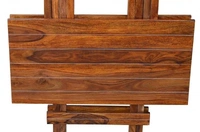 Woodward Walnut Woodware Walnut Finish Solid Wood Table & Chair SetPrimary Color: BrownDIY - Basic assembly to be done with simple tools by the customer, comes with instructions.10 Days Replacement Policy, No questions asked. - Brown, standard