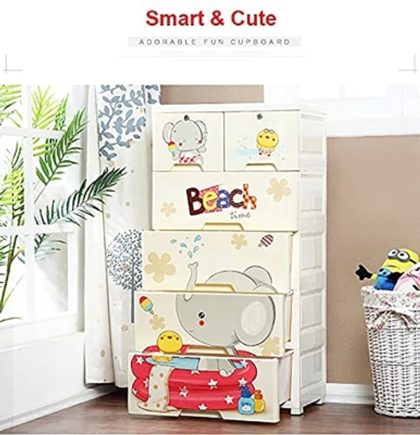 Charmlook Kids Charmlook Brand Almirah - Multicoulor, standard