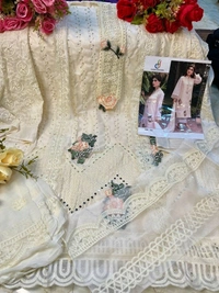 Charmlook 🎁 *HAZRA DESIGNER* Today we are launching Pakistani  Concept...		💕 *HD - 22* 💕		 	 	 	 		 	 	 👇🏻Fabric details 👇🏻👗 TOP :  COTTON  WITH HEAVY EMBROIDERY &amp; HAND DIAMOND/GLASS WORK	SLEEVES :  COTTON WITH EMBROIDERY &amp; HAND WORK💐BOTTOM- COTTON WITH EMBROIDERY PATCH🔺DUPATTA:- NAZNEEN WITH EMBRODERY WORK	 *Singles Available*	 	  - Multicolour, HD 22
