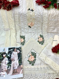 Charmlook 🎁 *HAZRA DESIGNER* Today we are launching Pakistani  Concept...		💕 *HD - 22* 💕		 	 	 	 		 	 	 👇🏻Fabric details 👇🏻👗 TOP :  COTTON  WITH HEAVY EMBROIDERY &amp; HAND DIAMOND/GLASS WORK	SLEEVES :  COTTON WITH EMBROIDERY &amp; HAND WORK💐BOTTOM- COTTON WITH EMBROIDERY PATCH🔺DUPATTA:- NAZNEEN WITH EMBRODERY WORK	 *Singles Available*	 	  - Multicolour, HD 22