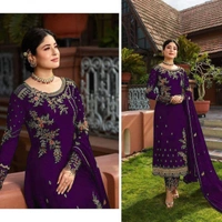 Stylolook Ladies Designer Pakistani Suit - Multicolour, Free