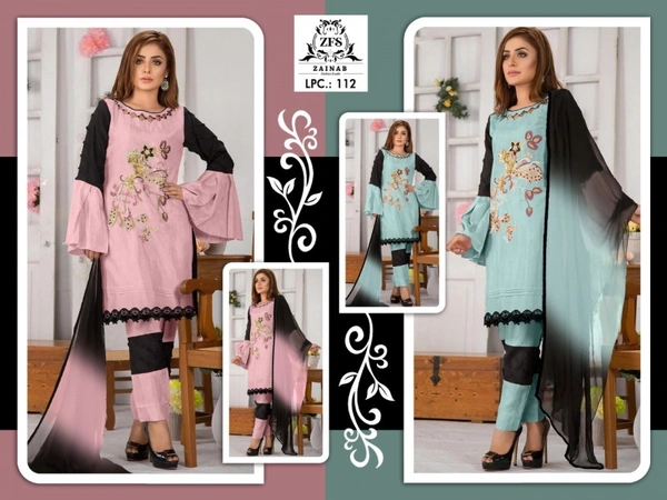 Stylolook Ladies Designer Indowestern Pakistani Suit - multicolour, Read in Description