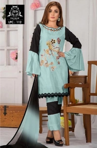 Stylolook Ladies Designer Indowestern Pakistani Suit - multicolour, Read in Description