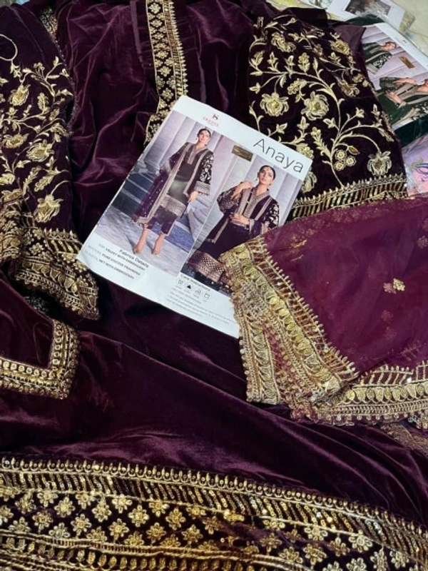 Stylolook Brand Ladies Alag Andaz Pakistani Suit - Multicolour, As shown in Description