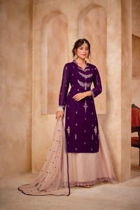 Stylolook Bharat Ladies Vvip Designer Pakistani Suit - Multicolour, As in Discription