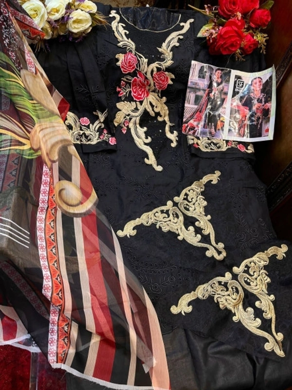 Stylolook Ladies Fashionate Pakistani Designer Suit - Multicolour, As in Description