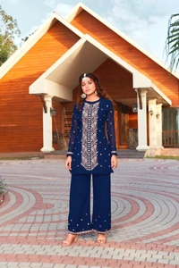 Stylolook Ladies Dyna Designer Pakistani Suit - Multicolour, Free