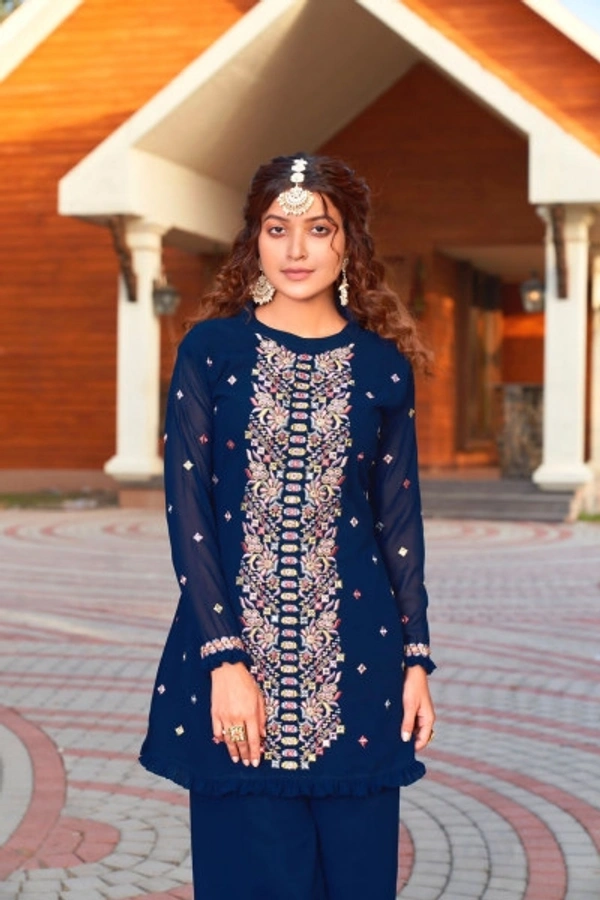 Stylolook Ladies Dyna Designer Pakistani Suit - Multicolour, Free