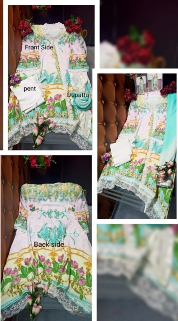 Stylolook Brand Ladies Stylo Feb Designer Suit - Multicolour, Free