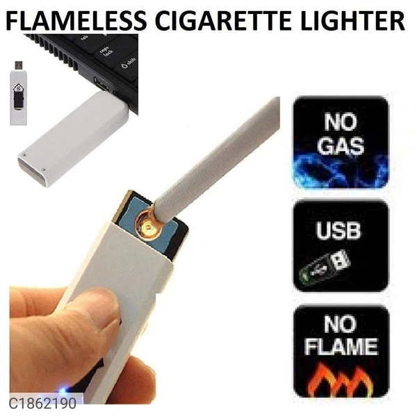 Hi-tech Cigarette Lighter Imported - Multicolour, pocket size