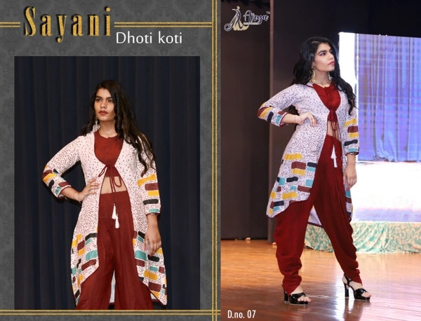 Charamlook Ladies Shyani Dhoti Kotty Cotton - Multicolour, As in Description
