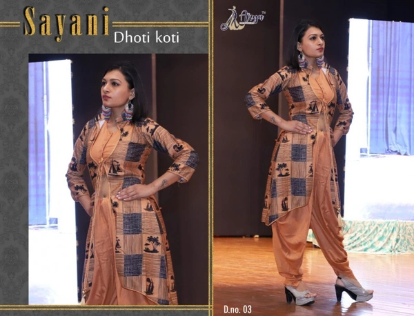 Charamlook Ladies Shyani Dhoti Kotty Cotton - Multicolour, As in Description