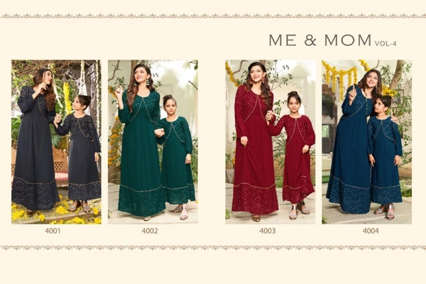 Charmlook Combo Of Mother Child Suit - Multicolour, As in Description