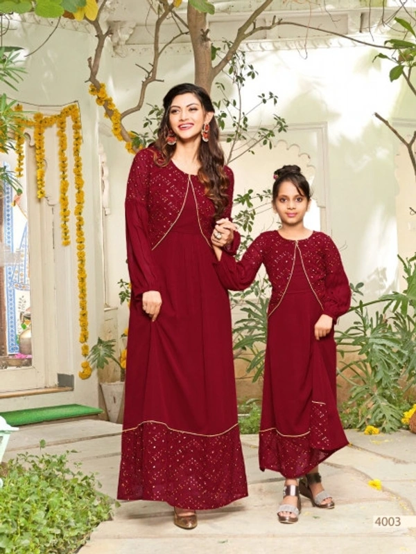 Charmlook Combo Of Mother Child Suit - Multicolour, As in Description