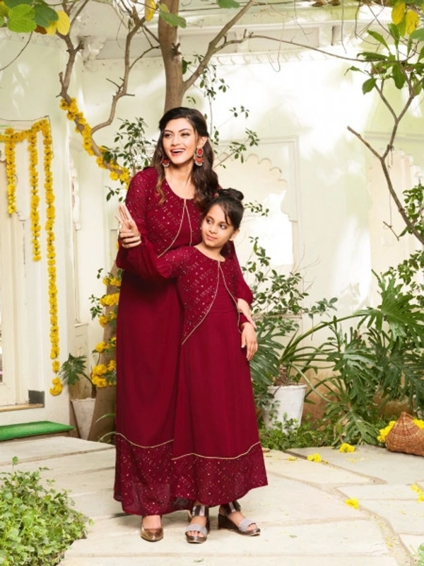 Charmlook Combo Of Mother Child Suit - Multicolour, As in Description