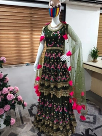 Charamlook Bridel Lehanga - Multicolours, As in Description