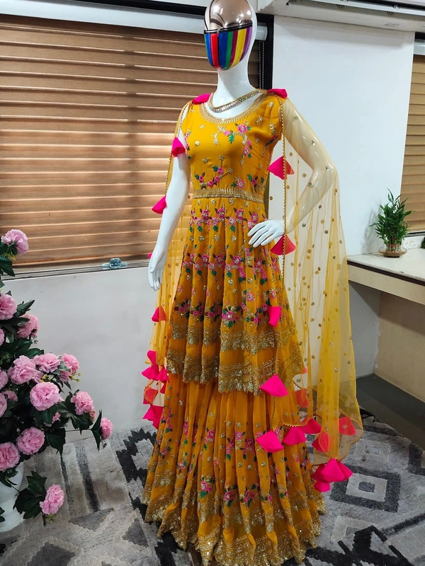 Charamlook Bridel Lehanga - Multicolours, As in Description