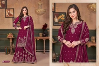 Charamlook Queen Fency Top With Plazo - Multicolour, As in Description