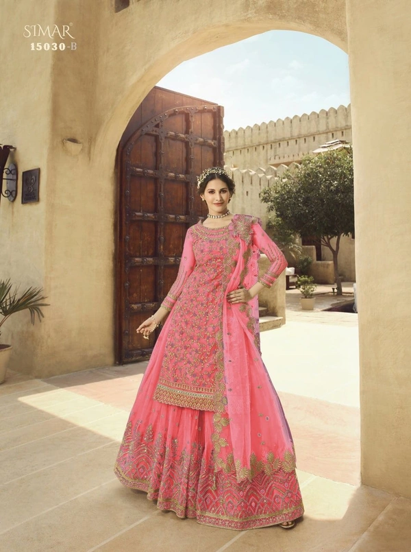 Stylolook Brand Stylo Top With Dupatta Plus Gown - Multicolour, As in Description