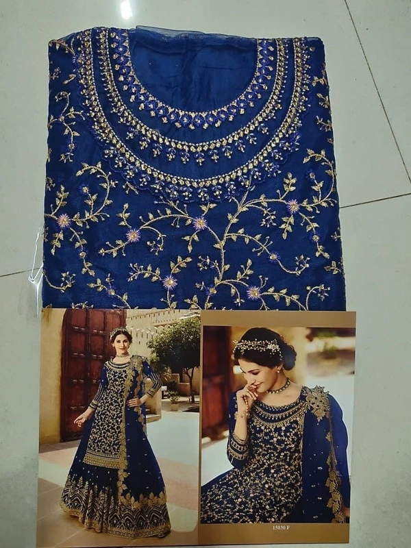 Stylolook Brand Stylo Top With Dupatta Plus Gown - Multicolour, As in Description