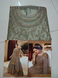 Stylolook Brand Stylo Top With Dupatta Plus Gown - Multicolour, As in Description
