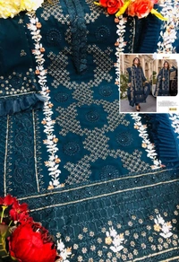 Stylolook Brand Girls Designer GOWN WITH Dupatta - Multicolour, Free ,Semi stiched
